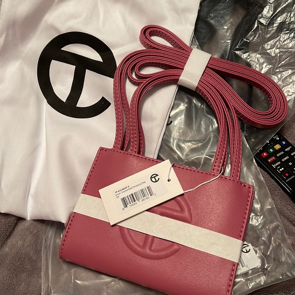 Telfar small corned beef bag